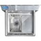 Amgood Stainless Steel 1 Compartment Utility Sink with 10 in. Right Drainboards and Faucet SINK 101410-10R - NO FAUCET - alternate 2